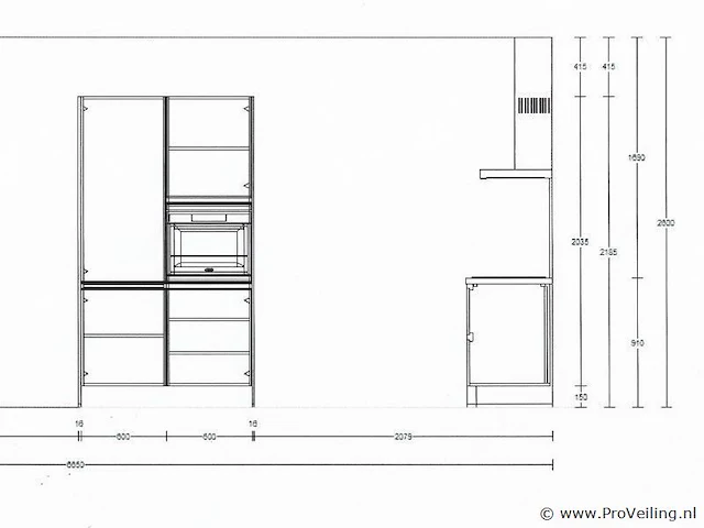 Nobilia -bosch hoek/eilandkeuken met apparatenwand - afbeelding 46 van  52