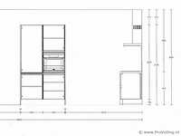 Nobilia -bosch hoek/eilandkeuken met apparatenwand - afbeelding 46 van  52