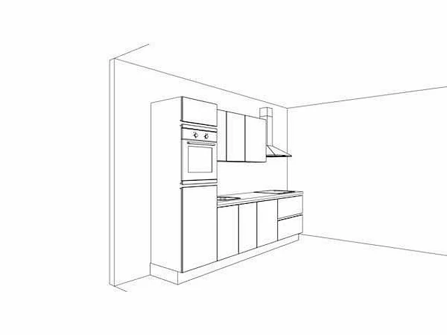 Nobilia decor beton schiefergrijs recht opgestelde keuken - afbeelding 3 van  23