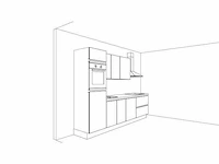 Nobilia decor beton schiefergrijs recht opgestelde keuken - afbeelding 3 van  23