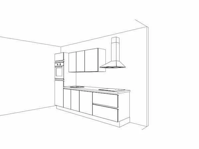 Nobilia decor beton schiefergrijs recht opgestelde keuken - afbeelding 4 van  23