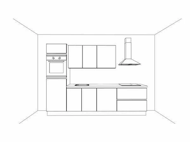 Nobilia decor beton schiefergrijs recht opgestelde keuken - afbeelding 5 van  23