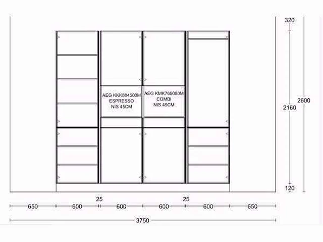 Nobilia easytouch zwart eiland opstelling - afbeelding 9 van  29