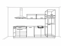 Nobilia flash wit hoogglans recht keuken - afbeelding 2 van  19
