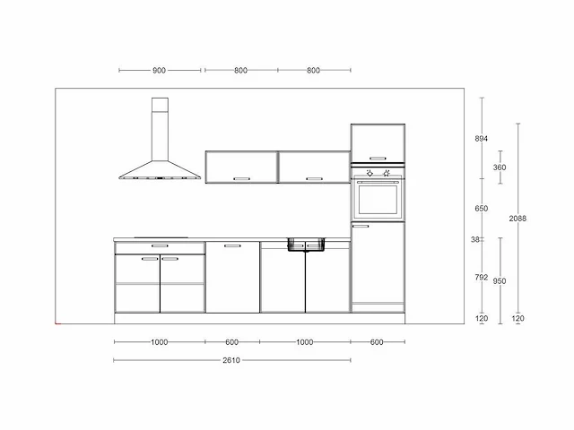 Nobilia flash wit hoogglans recht keuken - afbeelding 18 van  19