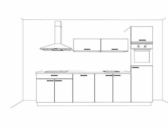 Nobilia flash wit hoogglans recht keuken - afbeelding 19 van  19