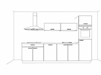 Nobilia flash wit hoogglans recht keuken - afbeelding 19 van  19
