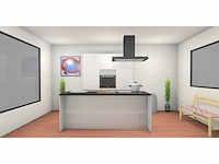 Nobilia focus lak alpin wit ultrahoogglans eiland keuken - afbeelding 2 van  22