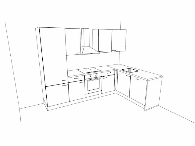 Nobilia hoek opgestelde keuken - afbeelding 6 van  12