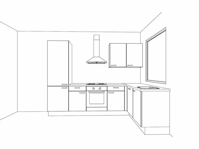 Nobilia hoek opgestelde keuken - afbeelding 13 van  15