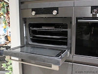 Nobilia hoekkeuken met apparatenwand 566 stone art - afbeelding 2 van  41