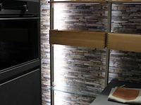 Nobilia hoekkeuken met apparatenwand 566 stone art - afbeelding 31 van  41