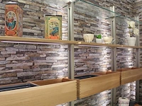 Nobilia hoekkeuken met apparatenwand 566 stone art - afbeelding 32 van  41