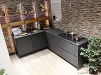 Nobilia hoekkeuken met apparatenwand 566 stone art - afbeelding 23 van  41