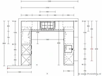 Nobilia keuken met apparatenwand structura - afbeelding 26 van  35