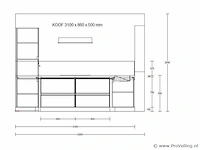 Nobilia keuken met apparatenwand structura - afbeelding 28 van  35