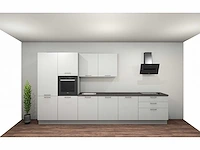 Nobilia laser alpin wit rechte keuken - afbeelding 1 van  19