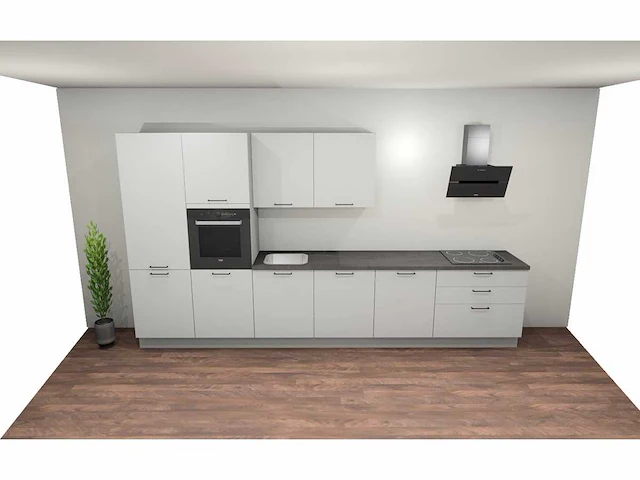 Nobilia laser alpin wit rechte keuken - afbeelding 12 van  19