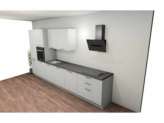 Nobilia laser alpin wit rechte keuken - afbeelding 13 van  19