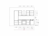 Nobilia laser decor zwart beton hoek keuken - afbeelding 5 van  16