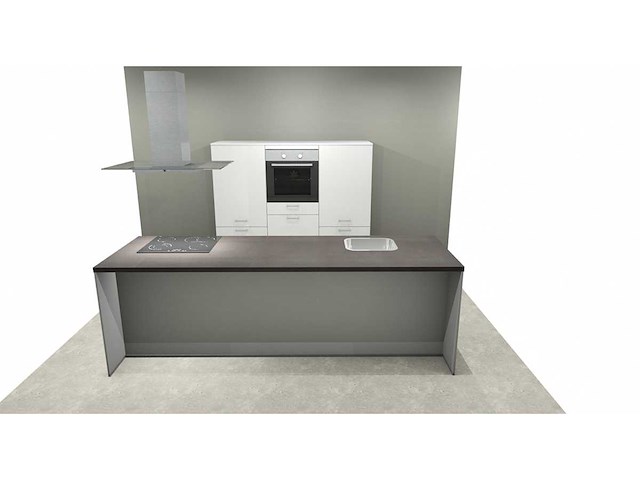 Nobilia laser mat wit eiland keuken - afbeelding 11 van  28