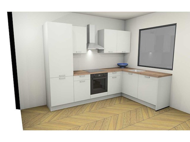 Nobilia laser mat wit hoek keuken - afbeelding 19 van  23