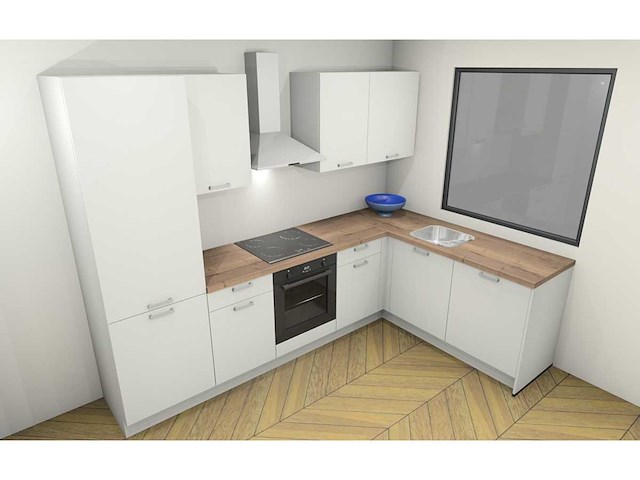 Nobilia laser mat wit hoek keuken - afbeelding 23 van  23