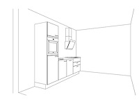 Nobilia laser vulkaangrijs mat rechte opstelling - afbeelding 7 van  20