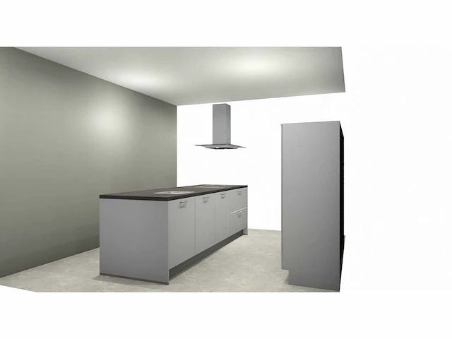 Nobilia laser wit eilandkeuken met kastenwand - afbeelding 24 van  28
