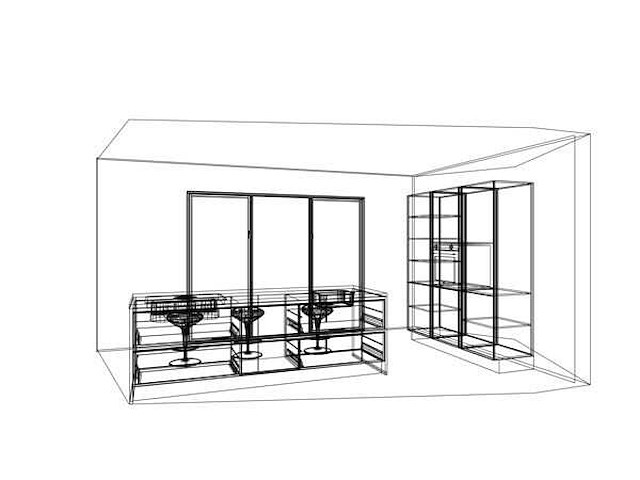 Nobilia riva beton grijs eilandkeuken met kastenwand - afbeelding 8 van  18