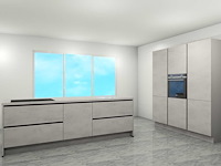 Nobilia riva beton grijs eilandkeuken met kastenwand - afbeelding 11 van  18