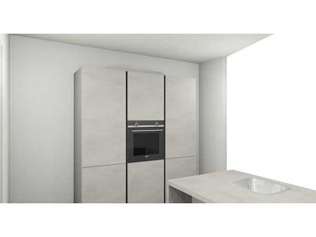 Nobilia riva beton grijs eilandkeuken met kastenwand - afbeelding 16 van  18
