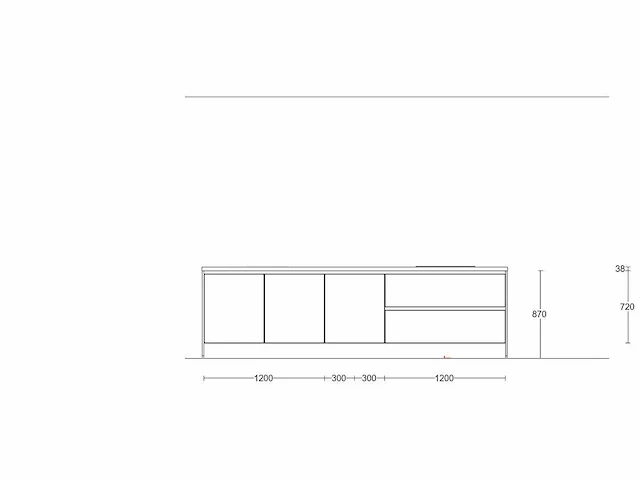 Nobilia riva decor beton grijs eiland - afbeelding 6 van  19