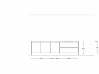 Nobilia riva decor beton grijs eiland - afbeelding 6 van  19