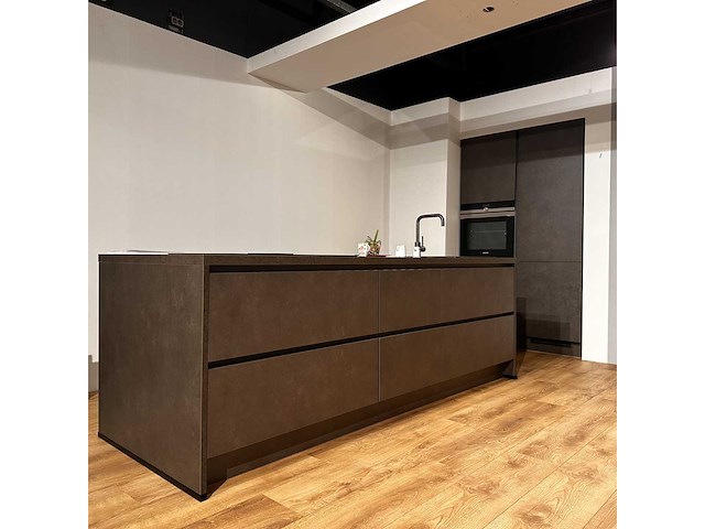 Nobilia riva decor beton terra grijs eiland keuken - afbeelding 12 van  25