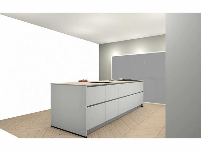 Nobilia senso lak alpin wit eiland keuken - afbeelding 30 van  33