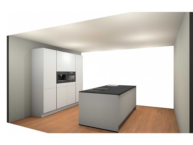 Nobilia senso mat wit eiland keuken - afbeelding 24 van  27