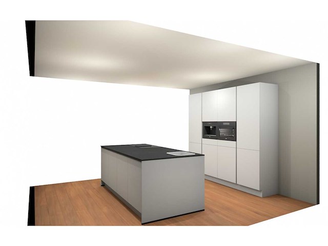 Nobilia senso mat wit eiland keuken - afbeelding 21 van  27