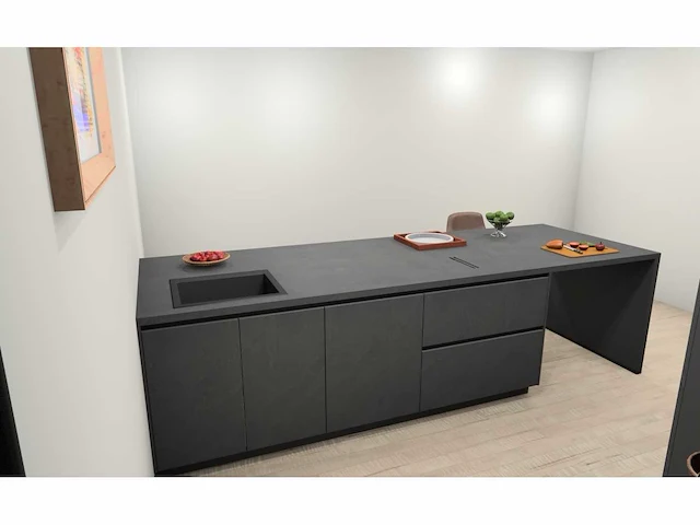 Nobilia stoneart grijs leisteen eiland - afbeelding 6 van  30