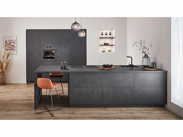 Nobilia stoneart grijs leisteen eiland - afbeelding 12 van  30