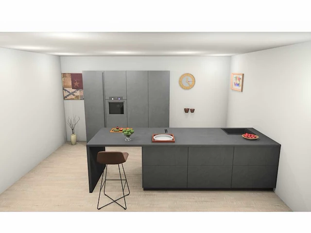Nobilia stoneart grijs leisteen eiland - afbeelding 30 van  30