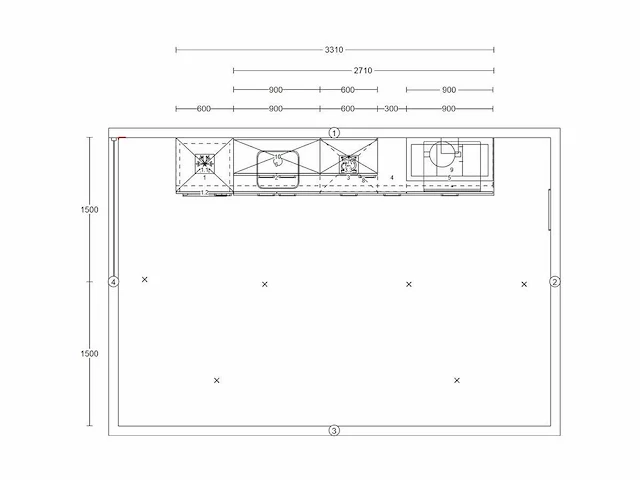 Nobilia structura decor eiken nero keuken - afbeelding 2 van  17