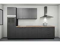 Nobilia structura decor eiken nero keuken - afbeelding 1 van  17