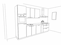 Nobilia structura decor eiken nero keuken - afbeelding 2 van  17