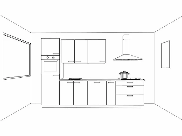 Nobilia structura decor eiken nero keuken - afbeelding 16 van  17