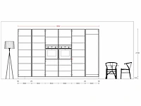 Nobilia structura noten milano olijf lak eiland - afbeelding 10 van  29
