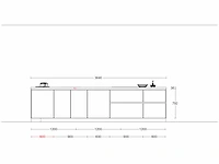 Nobilia structura noten milano olijf lak eiland - afbeelding 11 van  29