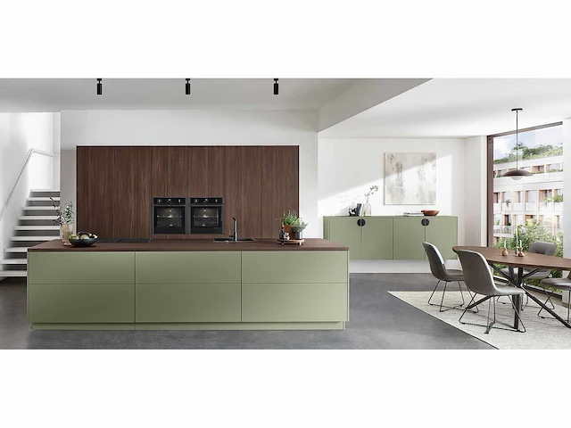 Nobilia structura noten milano olijf lak eiland - afbeelding 24 van  29