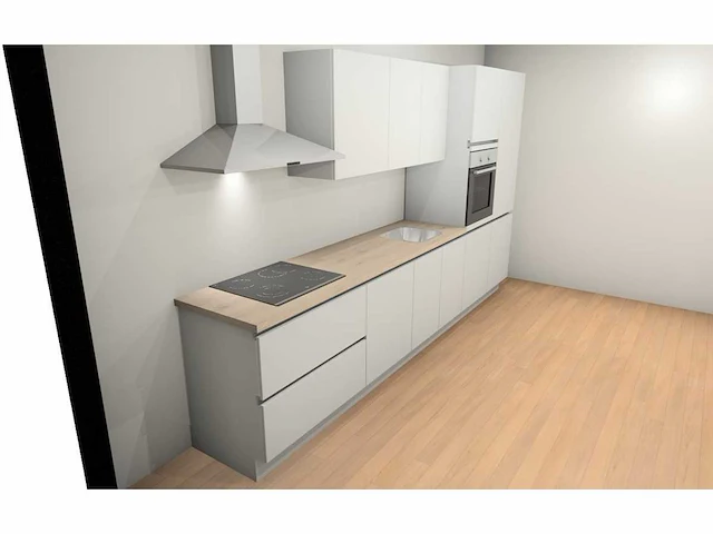 Nobilia touch alpin mat wit recht keuken - afbeelding 16 van  19