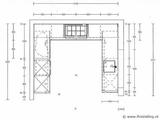 Nobilia u-vorm keuken met apparatenwand structura - afbeelding 30 van  39